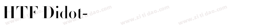 HTF Didot字体转换